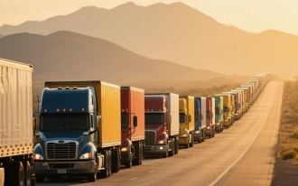 European truck delivery